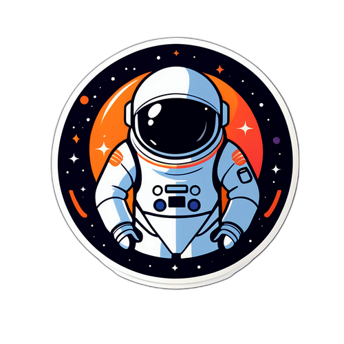 우주선 디자인 아바타 스티커