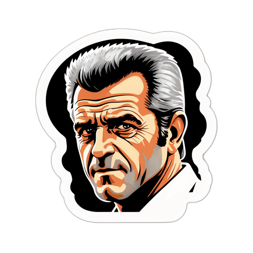 Mel Gibson Film Sticker