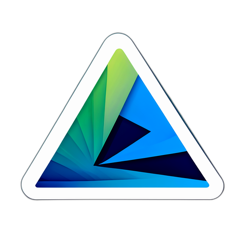 Dynamic Delta Symbol Sticker