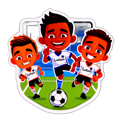 Sticker ya Wachezaji wa Luton Town na Barnet