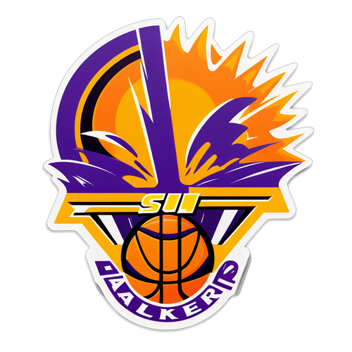 Suns vs Lakers: Sticker Bola Keranjang