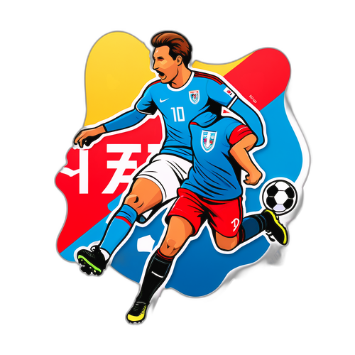 Pemain Luxembourg Beraksi Menentang Pemain Jerman