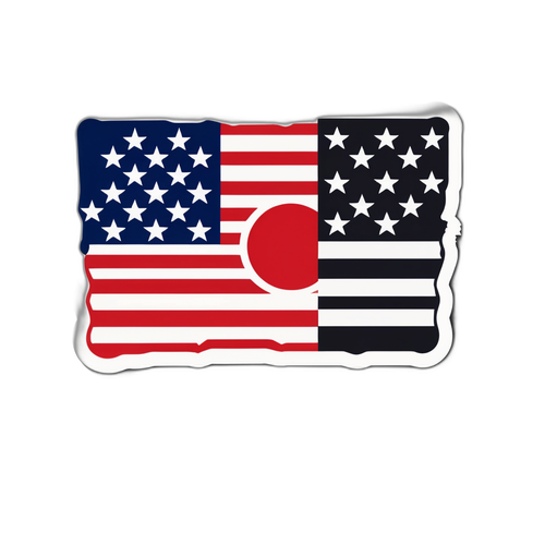日本とアメリカの友情を象徴するデザイン