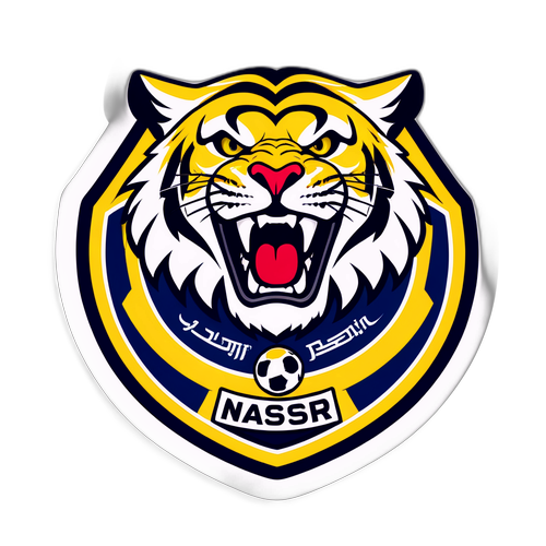 Al Nassr Tigerskatt klistremerke