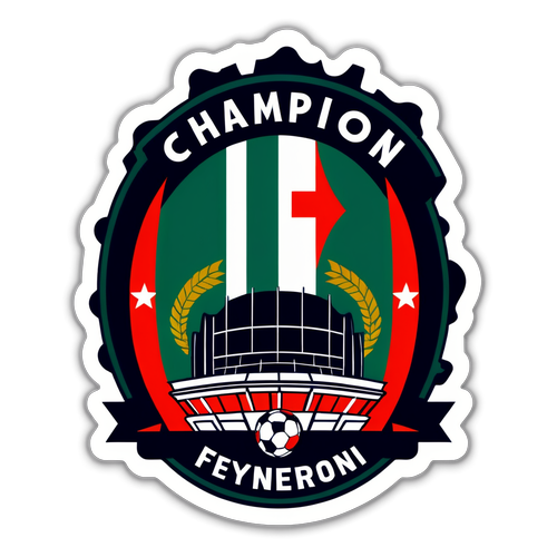 Feyenoord Grunge Sticker