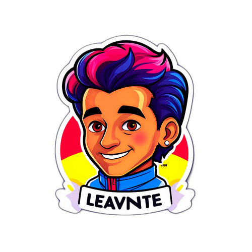 支持Levante的鼓勵貼紙