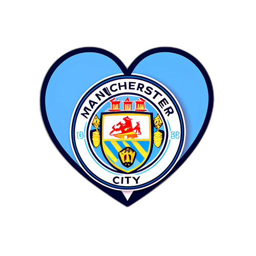 สติกเกอร์แสดงความรักที่แฟนๆ มีต่อแมนเชสเตอร์ ซิตี้