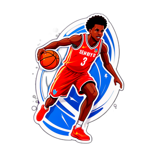 Enerjik Sticker: Semenyo Dribbling