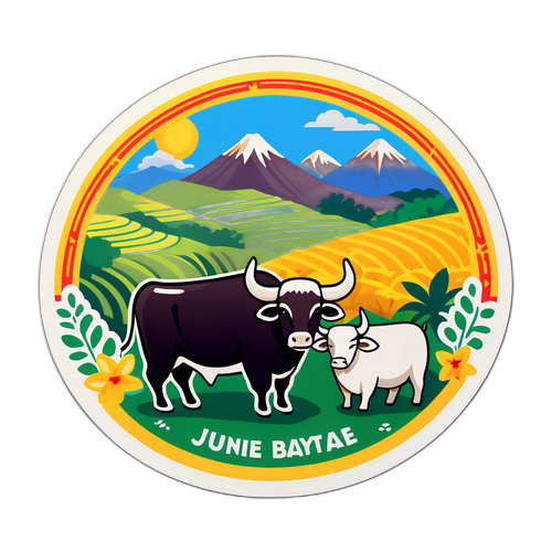 Sticker ng Pagdiriwang ng Araw ng Kalayaan