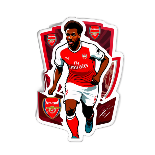 전설적인 아스날 선수 일러스트 스티커