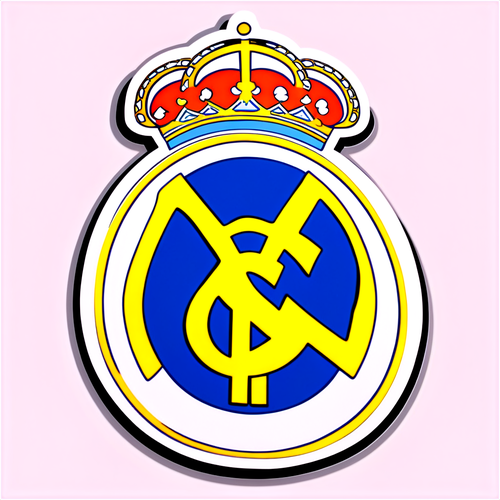 Podpora Real Madrid: Legendární stadium a logo v jedné samolepce