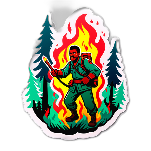 Ankara Orman Yangını Temalı Sticker