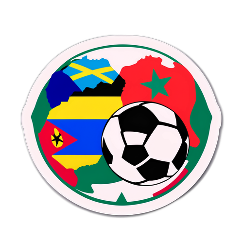 Sticker pentru meciul Africa de Sud vs Camerun