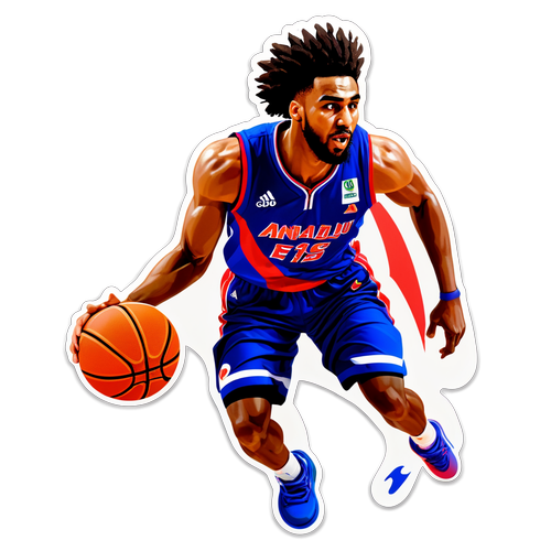 Anadolu Efes Sporcu Sticker