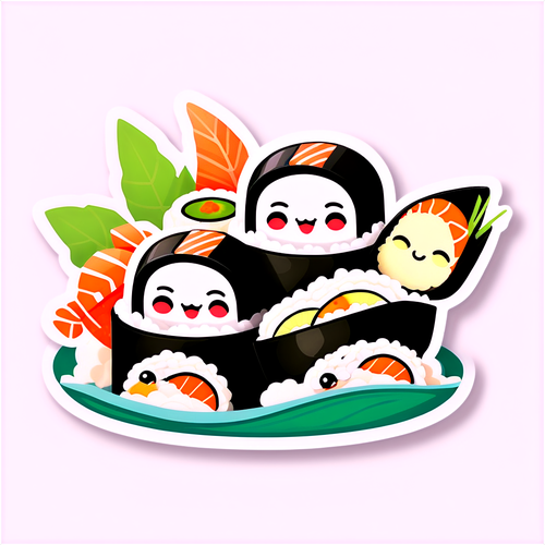 Belajar Membuat Sushi Jadi Menyenangkan! Karakter Imut Siap Menggulung Kebahagiaan!