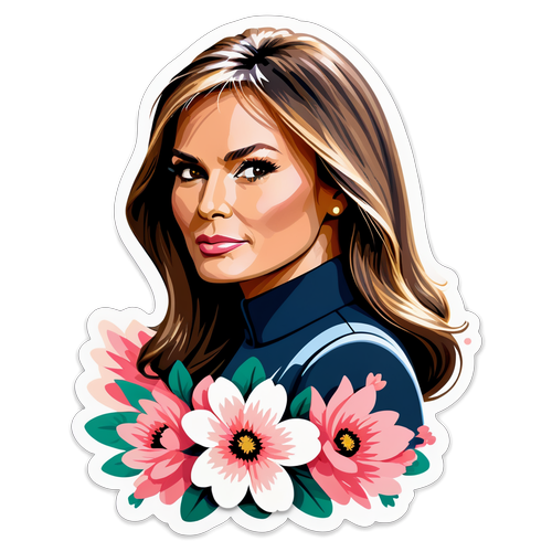 Sticker ya Melania Trump