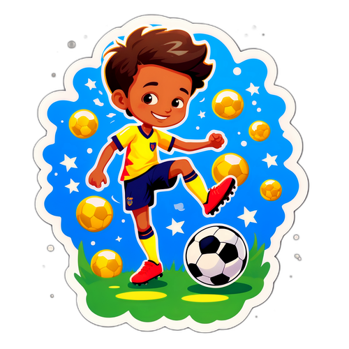 Gambaran Menawan Kanak-Kanak Kicking Bola Sepak