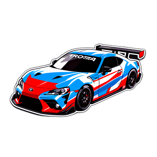 Sticker ya Toyota GR GT