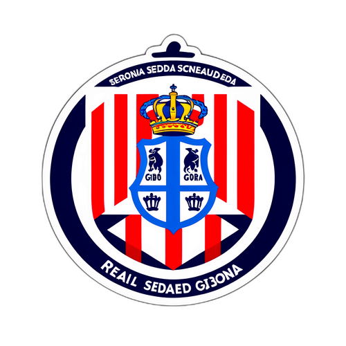 Real Sociedad és Girona logók dinamikus eseményekkel