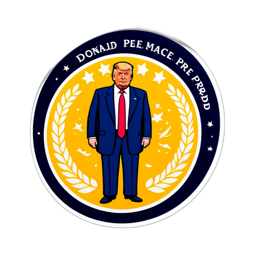 Donald Trump mit Nobelpreis