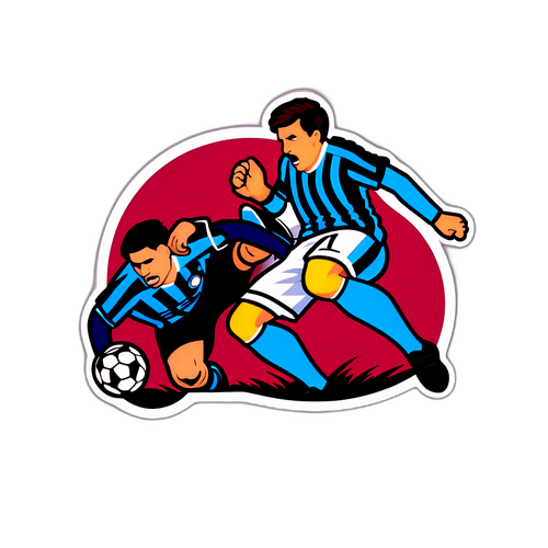 激烈的國際米蘭與都靈足球賽