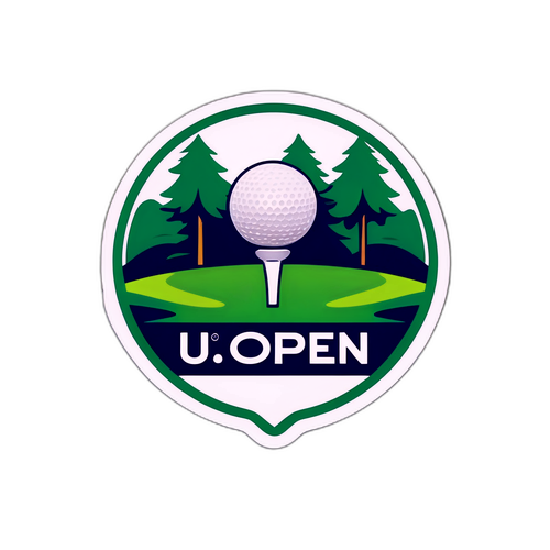US Open Golf Sticker