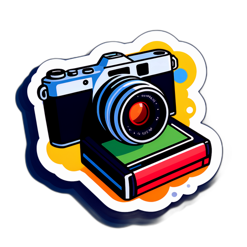 Retro Camera Sticker