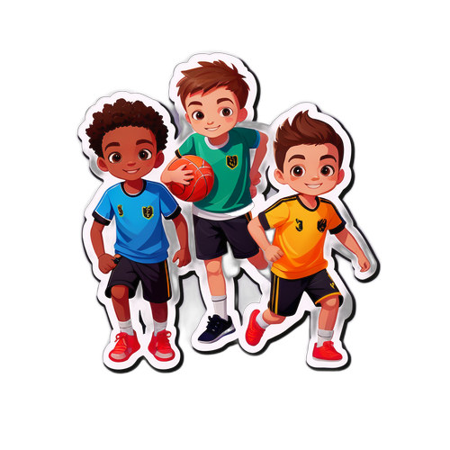 Sportos Fiú Sticker