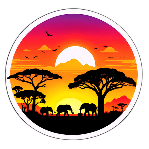 Silhuett av Zimbabwes Naturlige Undere