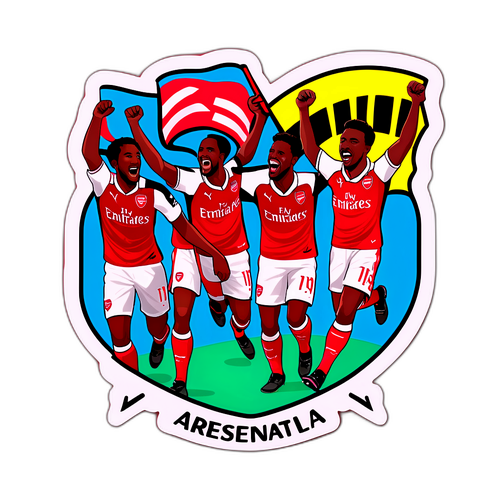 Sticker ya Mchezo wa Arsenal vs Watford