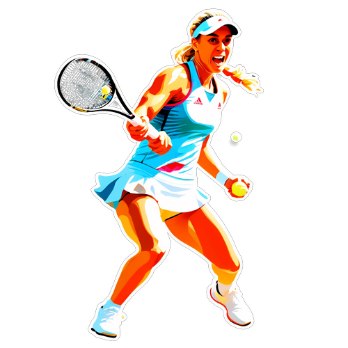 Angelique Kerber: Der Sticker, der ihre Leidenschaft und Erfolge im Tennis entfesselt!