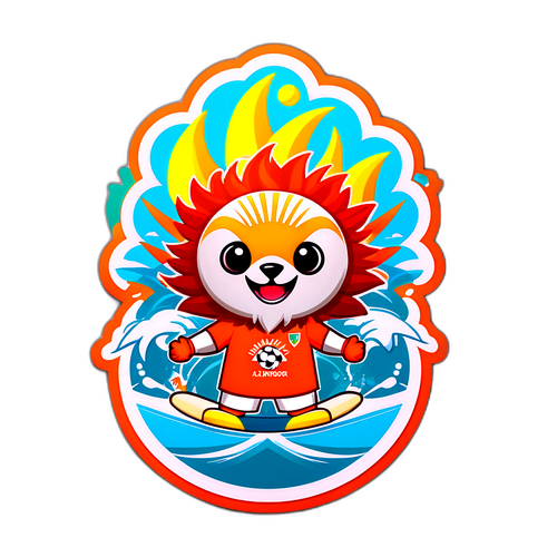 Neşeli Alanyaspor Maskotu Sticker