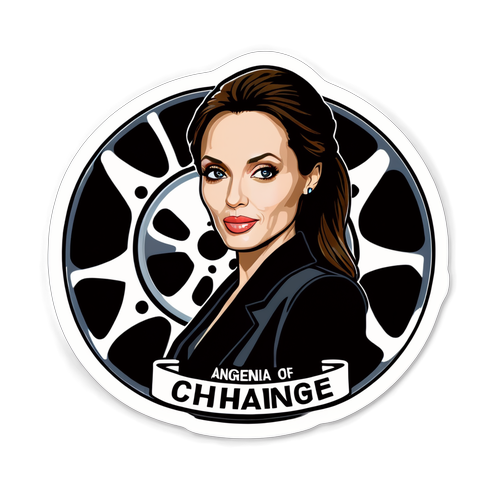 Den Urokkelige Engel: Angelina Jolie Som 'Icon of Change' i En Filmrulle Verden!