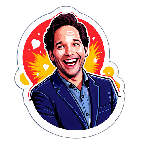 Vintage Paul Rudd Sticker