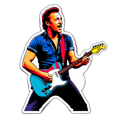 Bruce Springsteen Auf Der Bühne