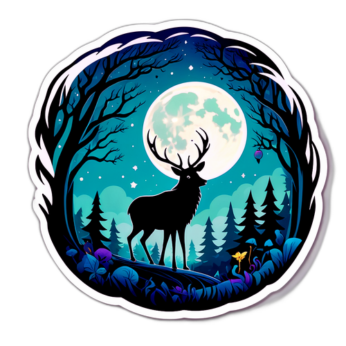Enchanted Moonlit Forest