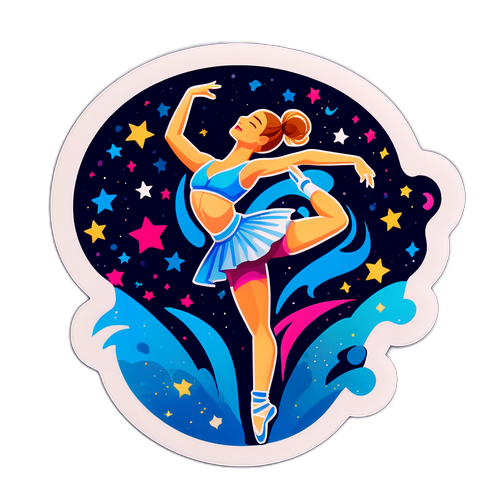 Autocollant dynamique de danse
