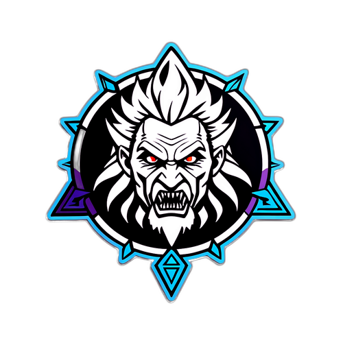 Sticker cu simbolul 'The Witcher'