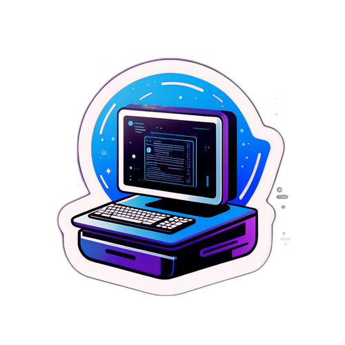 Programme de test informatique futuriste