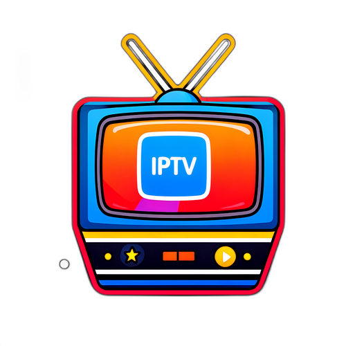 Telewizor z napisem 'IPTV'