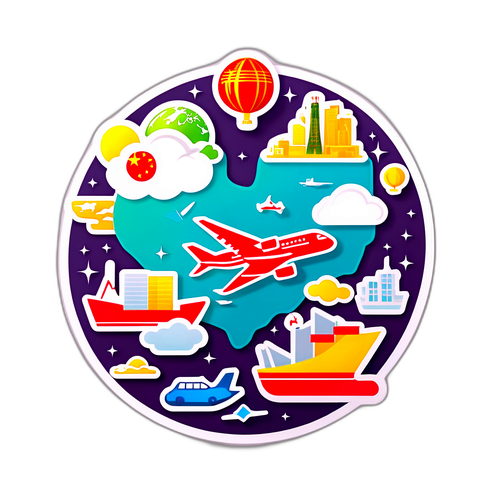 中国节日物流地图