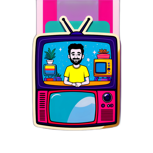 סטיקר קיץ של אסי עזר באולפן צבעוני