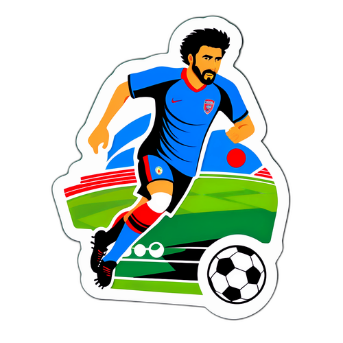 Futbol Tutkusu Temalı Sticker