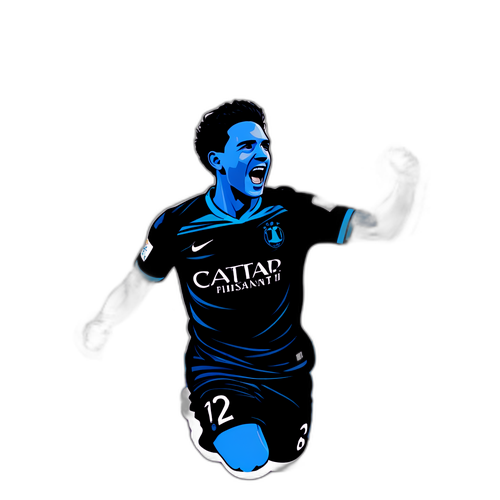 Sticker ya Silhouette ya Marc Guiu