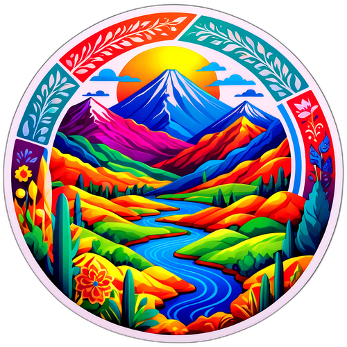 Scenisk representation av Irans natur