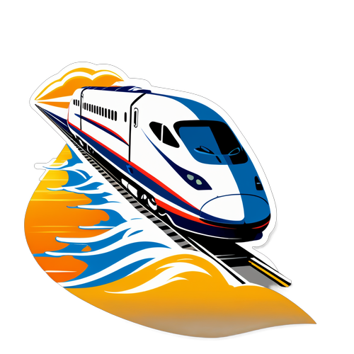 東海道新幹線の速さを描いたデザイン