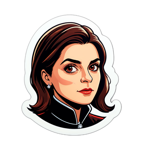 Portrait stylisé de Clara Luciani