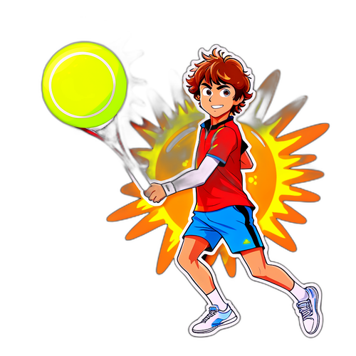 Verspielt Aufkleber von Alexander Zverev
