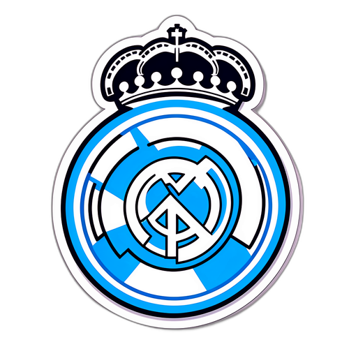 Дизайн наклейки з логотипом Реала