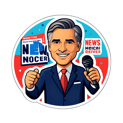 Emblema do Apresentador de Notícias
